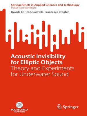 cover image of Acoustic Invisibility for Elliptic Objects